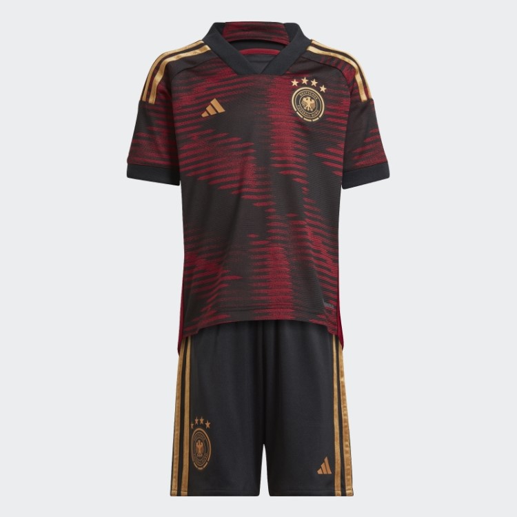Alemanha 22 Away Mini Kit Preto Adidas