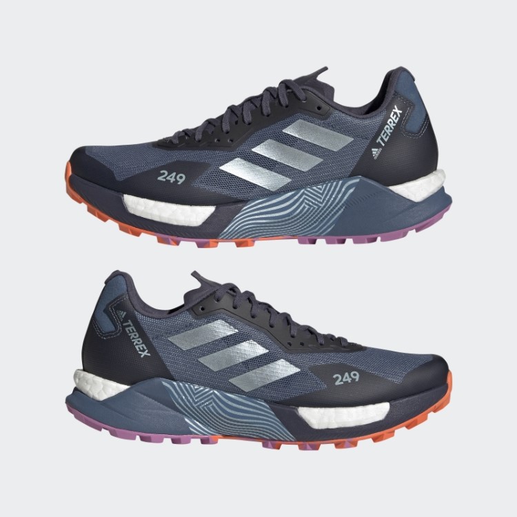 Tênis De Corrida Adidas Steel Terrex Agravic Ultra Trail