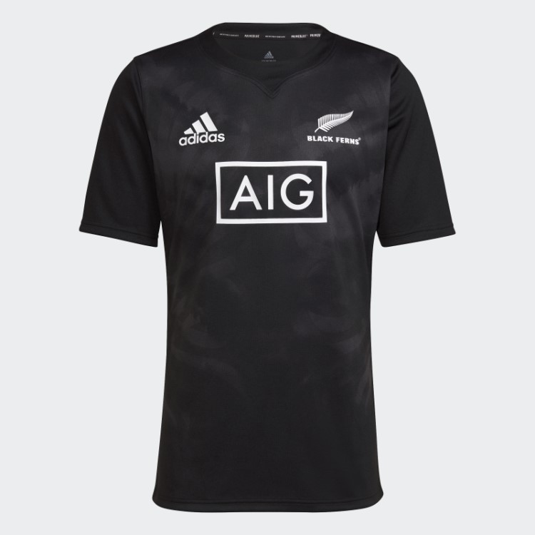 Samambaias Pretas Rugby Primeblue Réplica Home Jersey Adidas Preto Estiloso