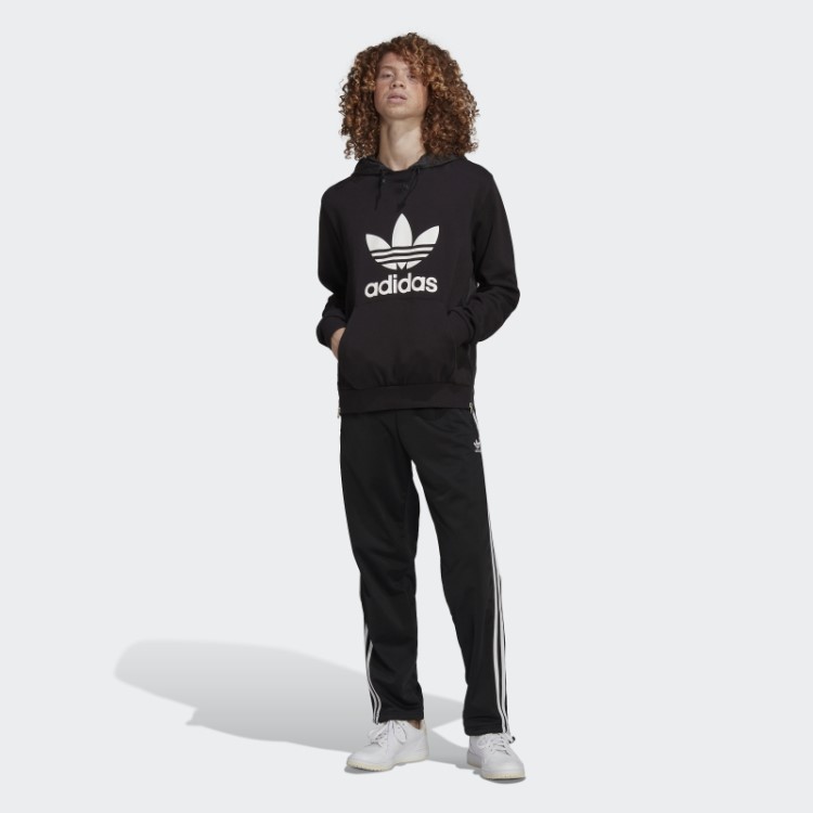Moletom Adicolor Classics Com Capuz Em Tecido Clash Trefoil Preto Adidas