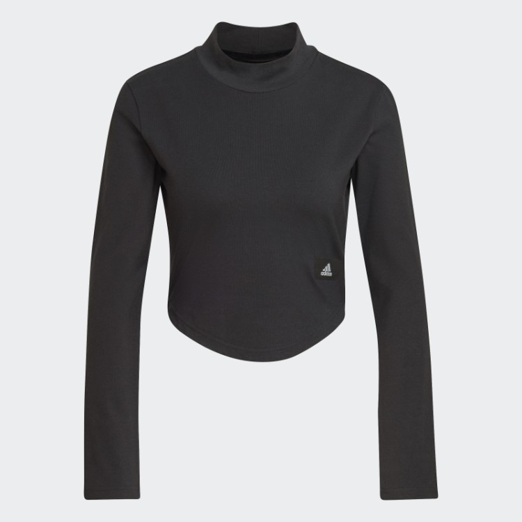 Top Preto Adidas Gola Careca