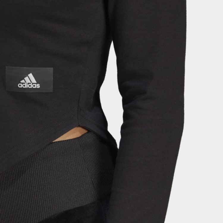 Top Preto Adidas Gola Careca