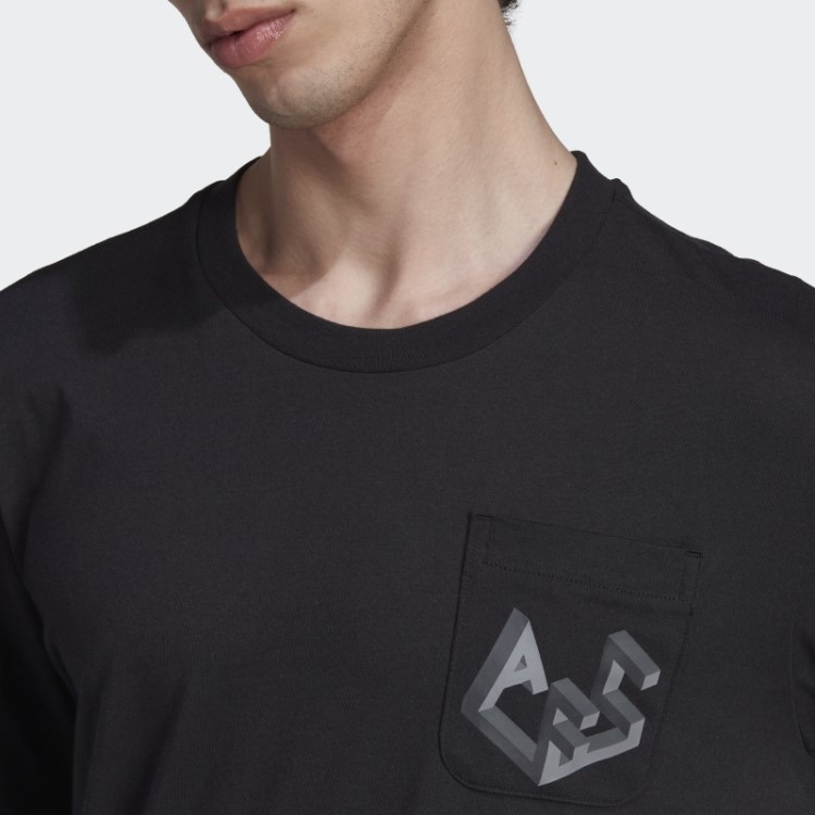 Camiseta Com Estampa Arsenal Adidas Preta