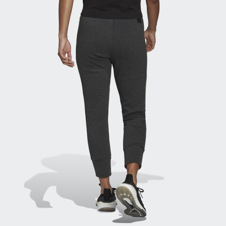 Calça Cintura Alta Missão Vitória Slim Fit Preto Melange Adidas Fashion