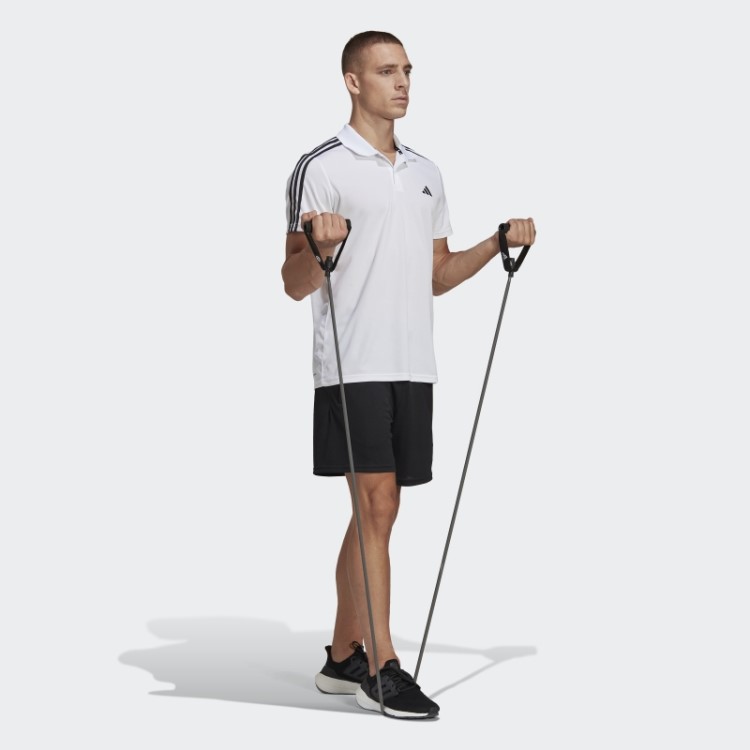 Bermuda De Treino Com Logo Train Essentials Preto Adidas