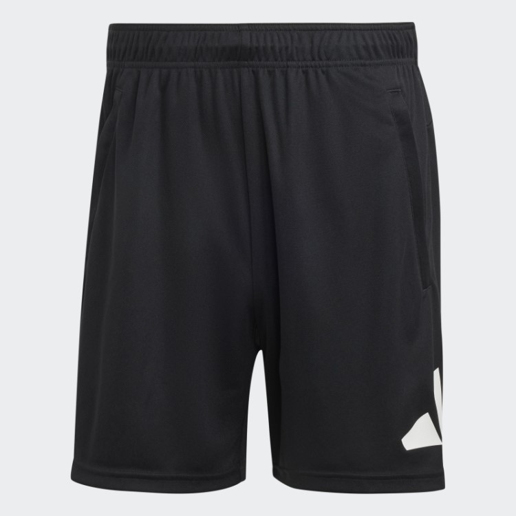 Bermuda De Treino Com Logo Train Essentials Preto Adidas