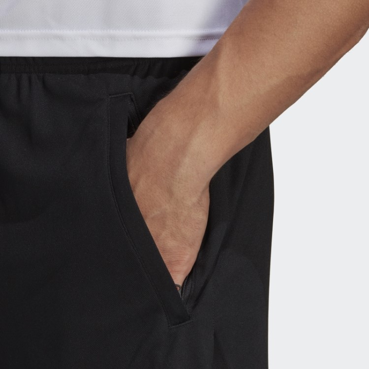 Bermuda De Treino Com Logo Train Essentials Preto Adidas