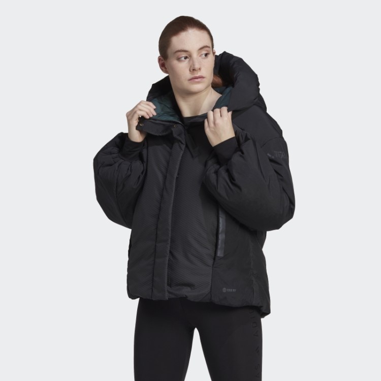 Jaqueta Preta Adidas Terrex Myshelter Cold.rdy