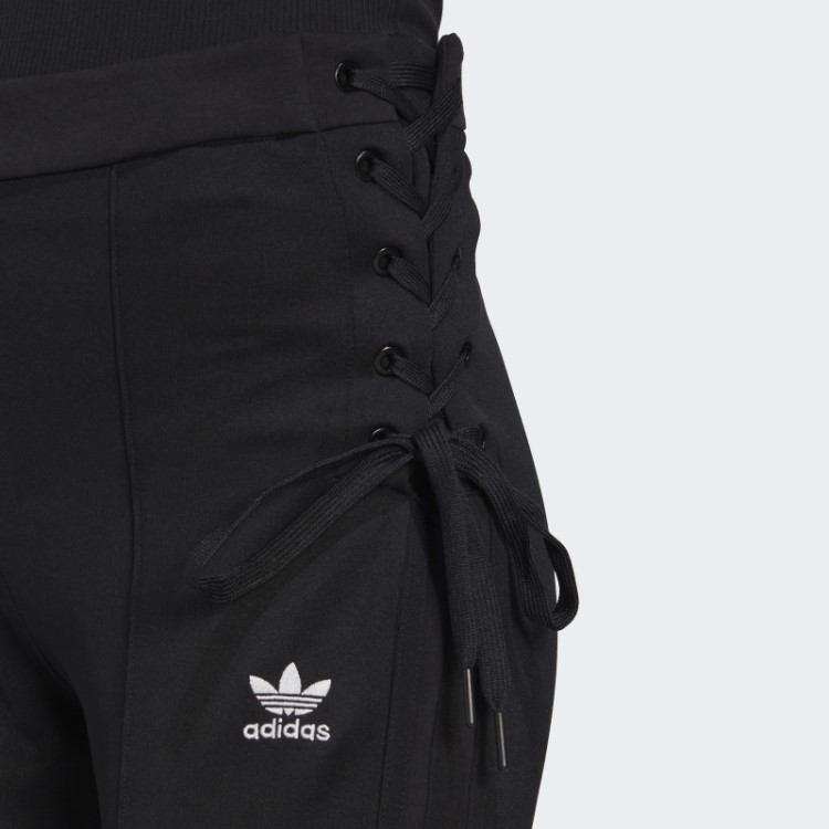 Calça Slim Com Renda Sempre Original Adidas Preta
