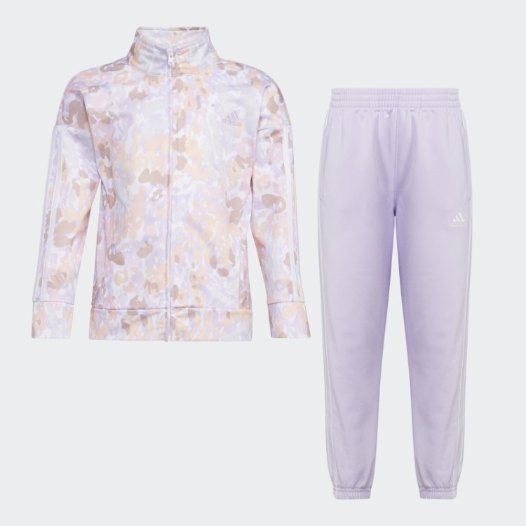 Conjunto Tricô Branco Com Estampa Adidas