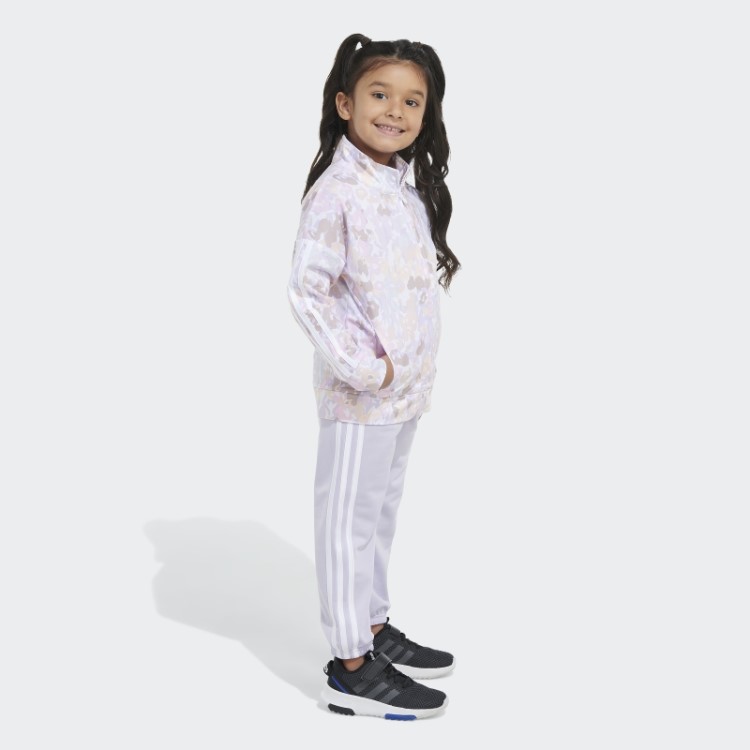 Conjunto Tricô Branco Com Estampa Adidas