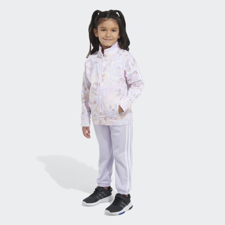 Conjunto Tricô Branco Com Estampa Adidas