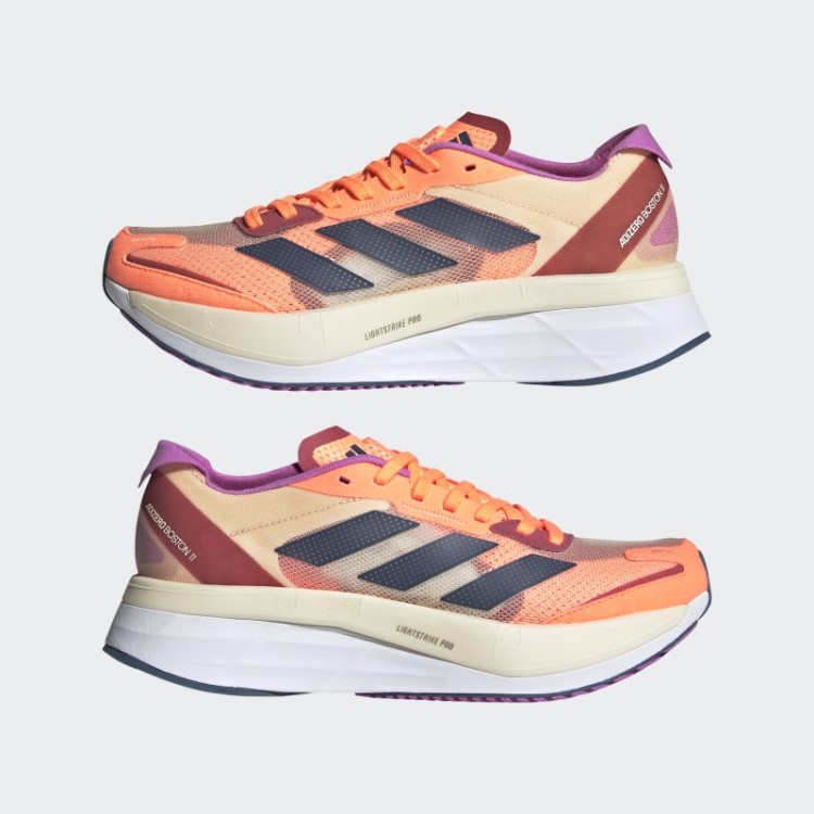 Tênis Beam Laranja Adizero Boston 11 Adidas