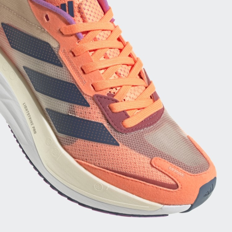 Adidas Adizero Boston 11 Tênis De Corrida Bege Orange