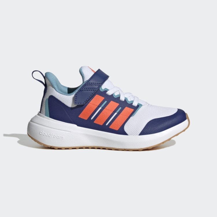 Adidas Fortarun 2.0 Cloudfoam Sapato De Renda Elástico Vermelho