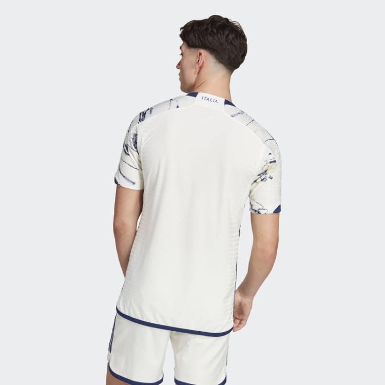 Itália 23 Away Camisa Autêntica Branca Adidas