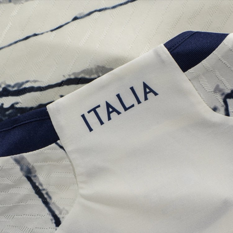 Itália 23 Away Camisa Autêntica Branca Adidas