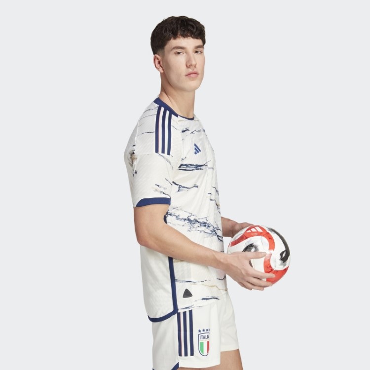 Itália 23 Away Camisa Autêntica Branca Adidas