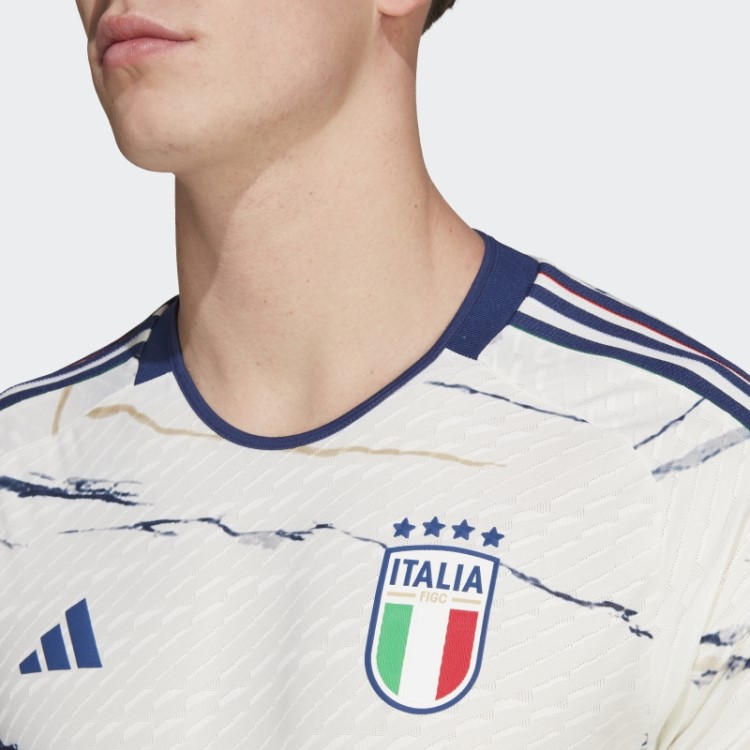 Itália 23 Away Camisa Autêntica Branca Adidas