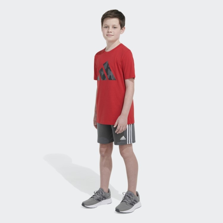 Camiseta Escarlate Adidas Ss Camo Logo