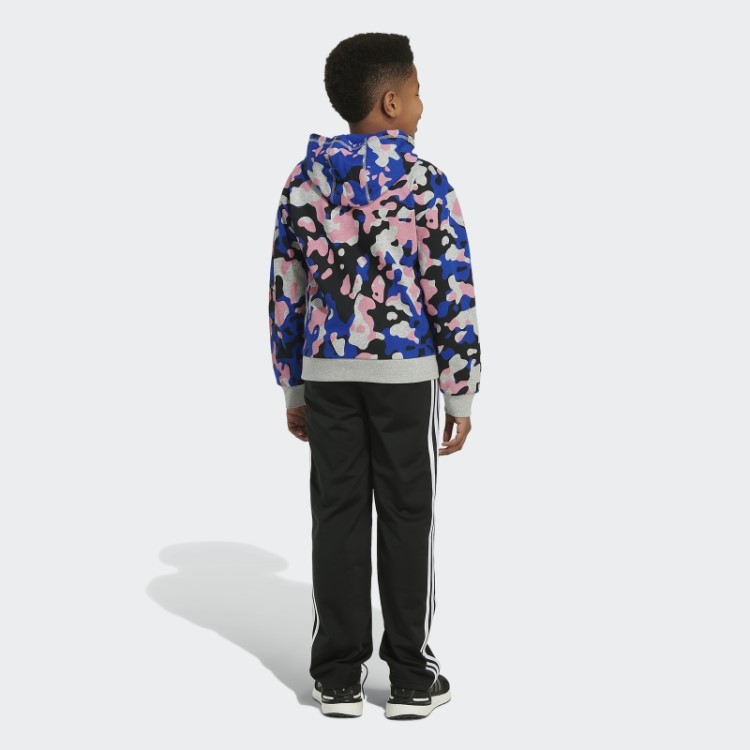 Pulôver Camo Allover Com Capuz Cinza Médio Adidas