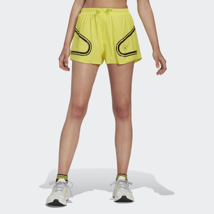 Short Amarelo Choque Fashion Adidas By Stella Mccartney Truepace