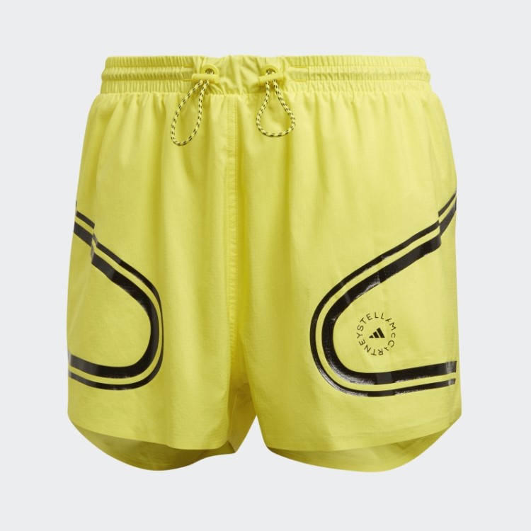 Short Amarelo Choque Fashion Adidas By Stella Mccartney Truepace