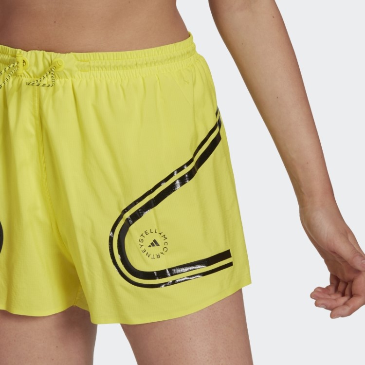 Short Amarelo Choque Fashion Adidas By Stella Mccartney Truepace