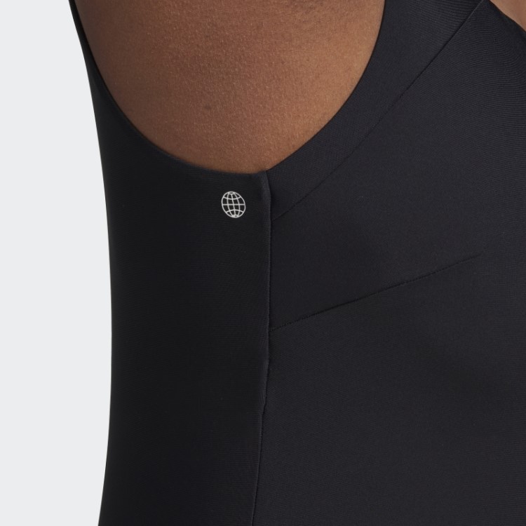 Fato De Banho Adidas Iconisea (tamanho Grande) Preto