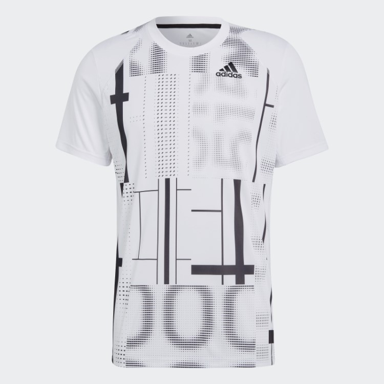 Camiseta Club Tennis Estampada Branca Adidas