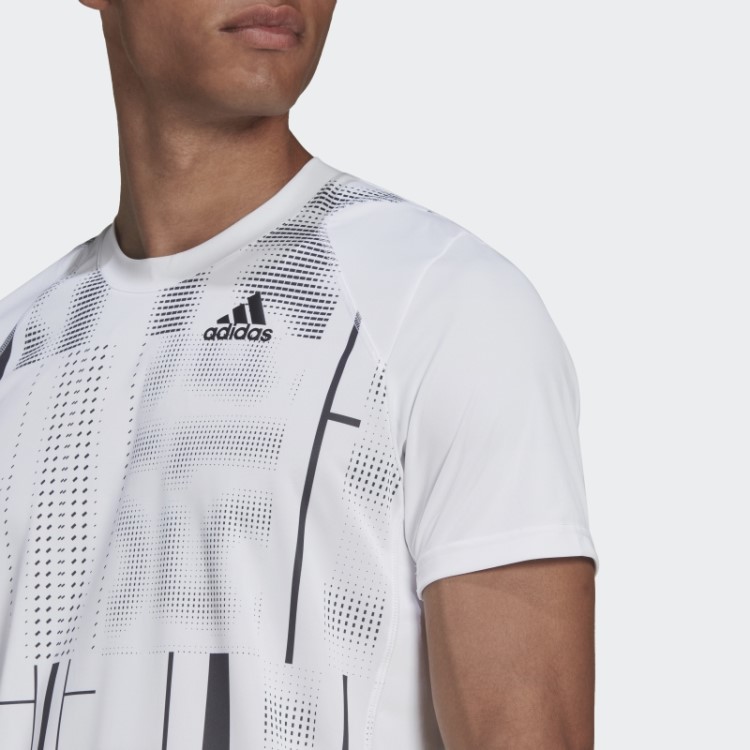 Camiseta Club Tennis Estampada Branca Adidas