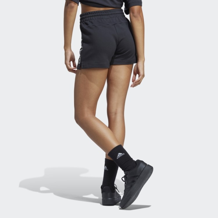 Adidas Essentials Shorts French Terry Linear Moda Branca