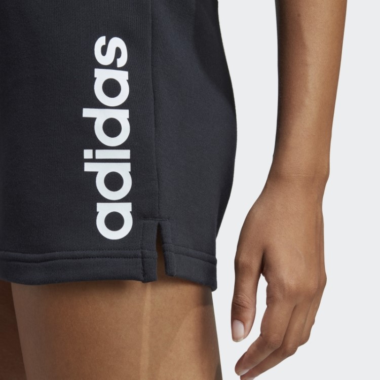 Adidas Essentials Shorts French Terry Linear Moda Branca