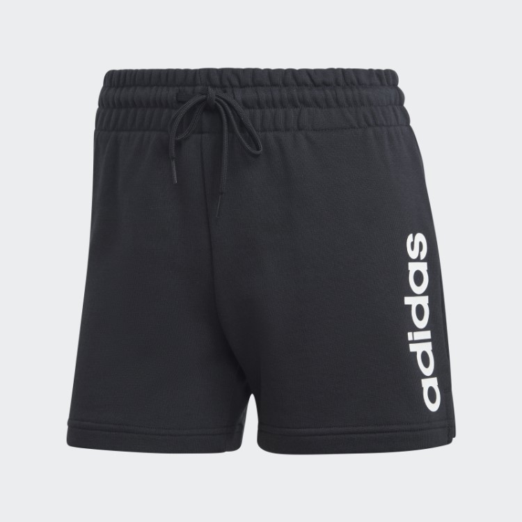Adidas Essentials Shorts Linear French Terry Branco