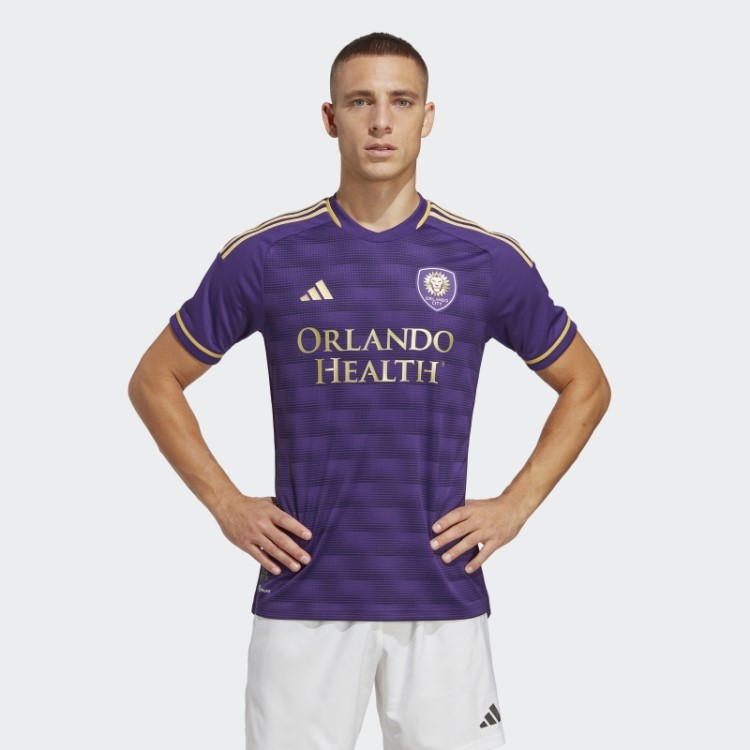 Orlando City 23/24 Home Autêntico Jersey Rico Roxo Adidas