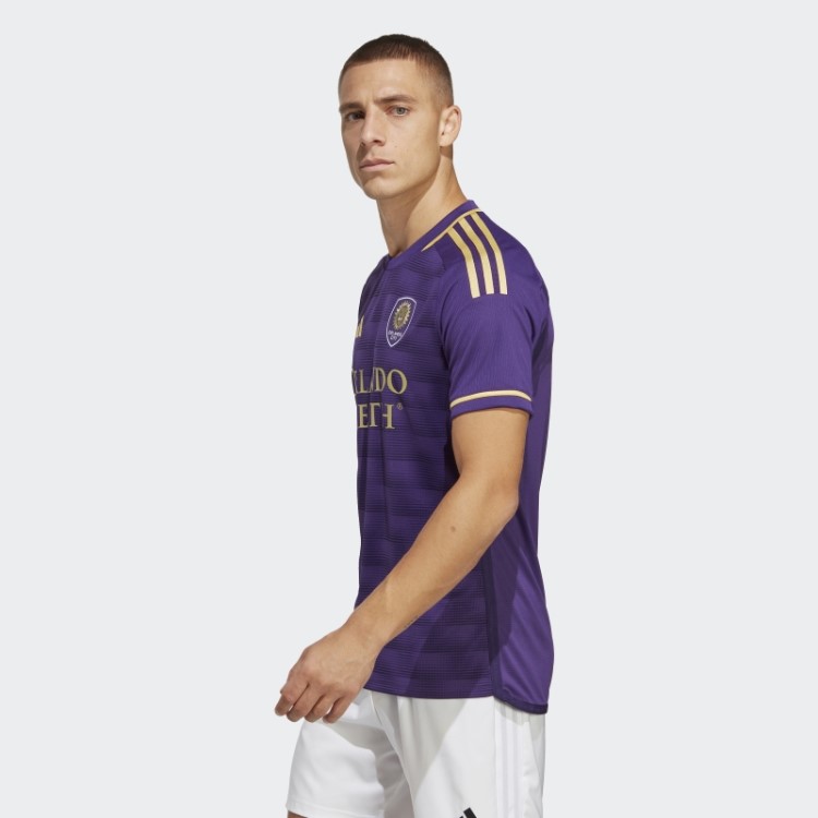 Orlando City 23/24 Home Autêntico Jersey Rico Roxo Adidas