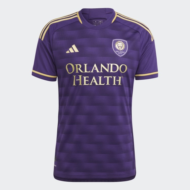 Orlando City 23/24 Home Autêntico Jersey Rico Roxo Adidas