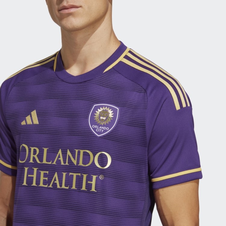 Orlando City 23/24 Home Autêntico Jersey Rico Roxo Adidas