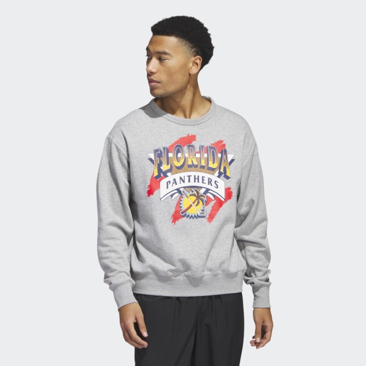Adidas Moletom Cinza Médio Panteras Vintage Tripulação