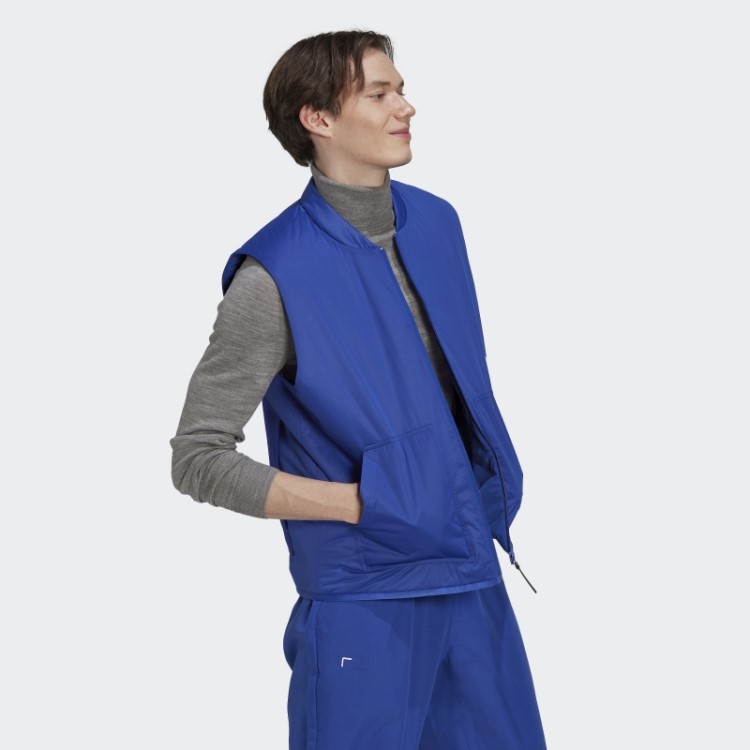 Colete Puffer Azul Adidas