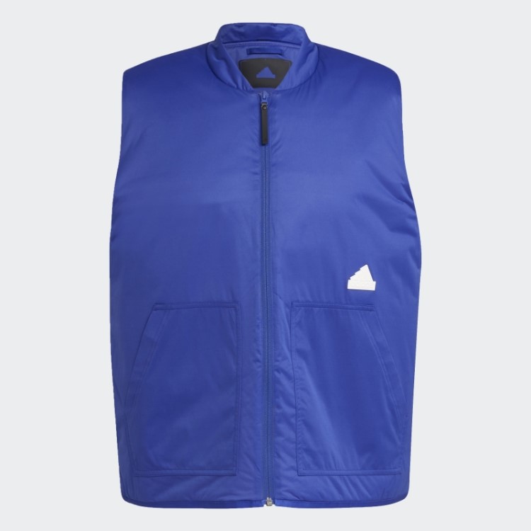 Colete Puffer Azul Adidas