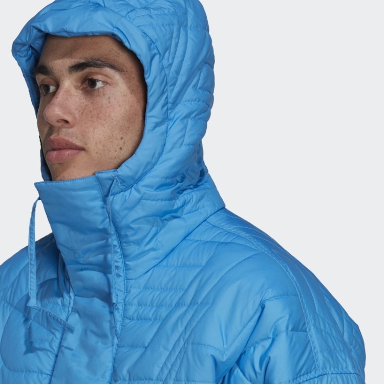 Adidas Terrex Free Hiker Feito Para Ser Refeito Anorak Acolchoado Azul