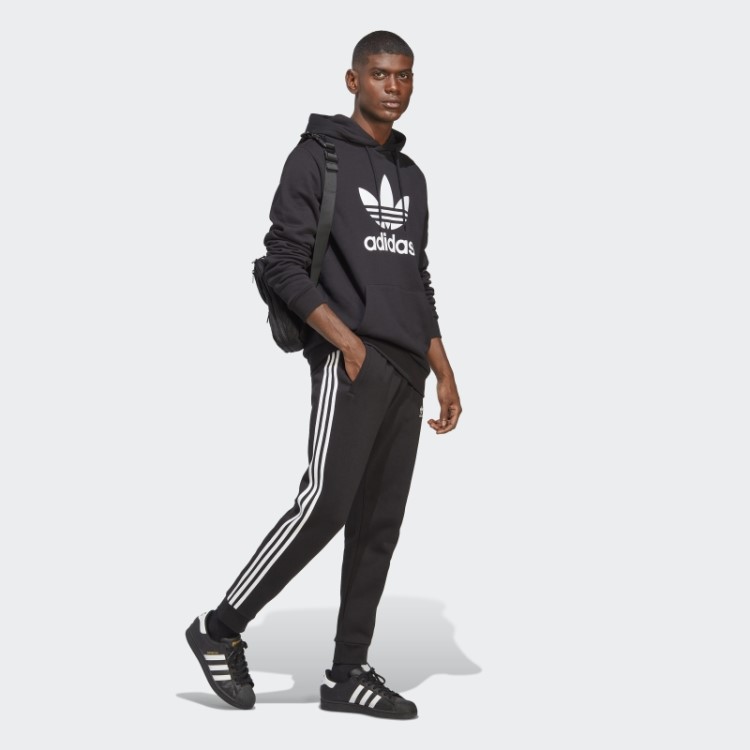 Calça Adicolor Classics Com As Três Listras Preta Adidas