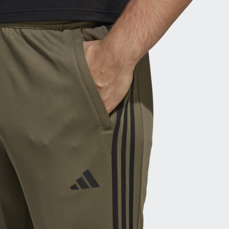 Calça Jogger De Treino Com As Três Listras Train Essentials Olive Adidas