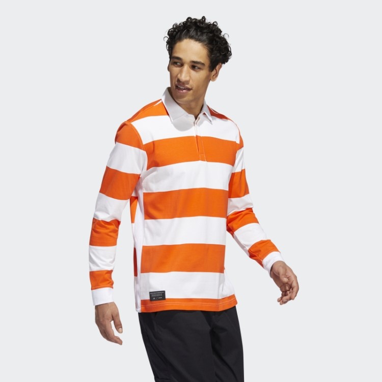 Camisa Polo Manga Longa Branca Adidas Adicross