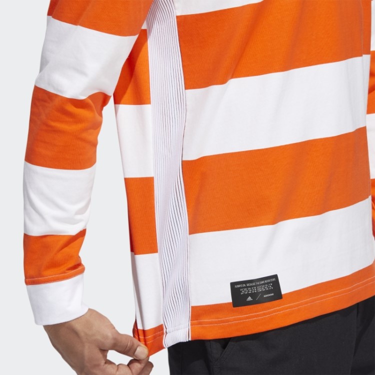 Camisa Polo Manga Longa Branca Adidas Adicross