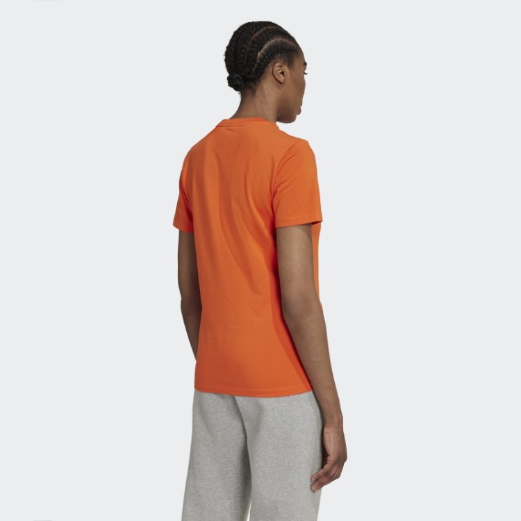 Camiseta Laranja Adidas Adicolor Classics Trefoil