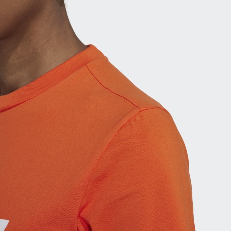 Camiseta Laranja Adidas Adicolor Classics Trefoil