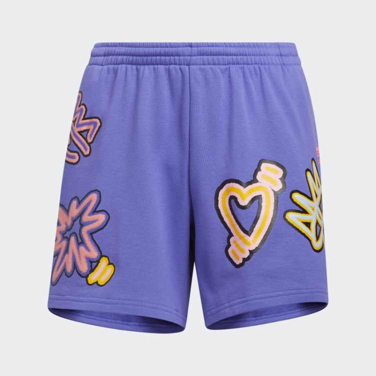 Amor Roxo Une Shorts Soltos (plus Size) Adidas