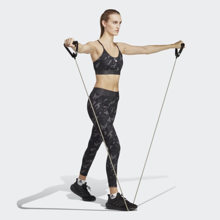 Sutiã Cinza Aeroreact Training Light-support Techfit Adidas